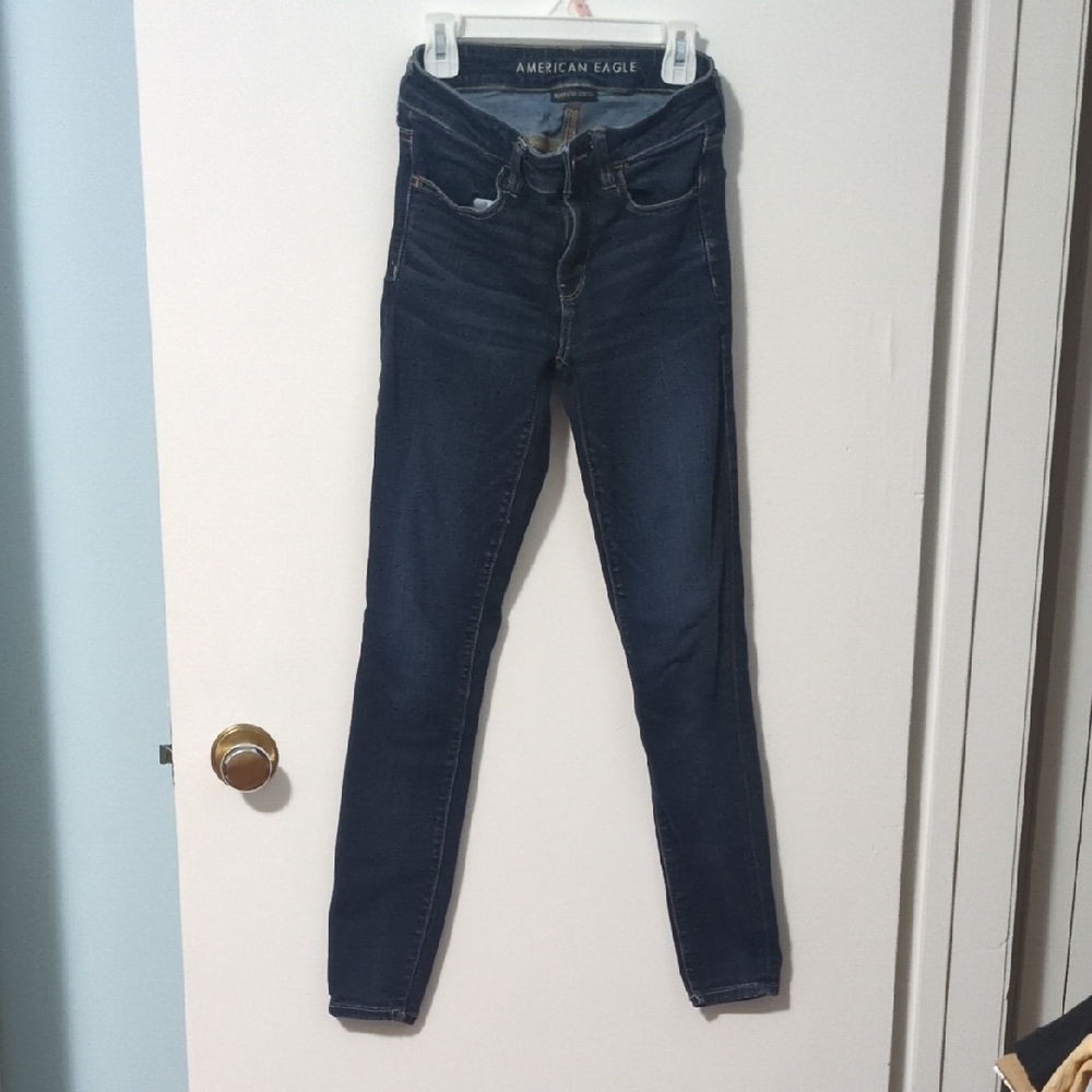 American Eagle Outfitters Blue Skinny Jeans